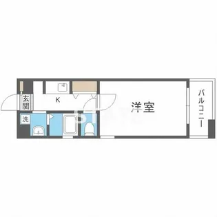 CITY SPIRE幸町【3階】の間取り