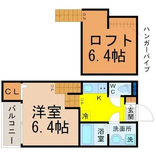 Stella星宮【2階】の間取り