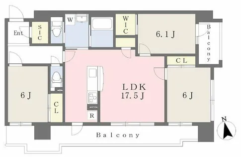 プリメイロ パッソ【3階】の間取り