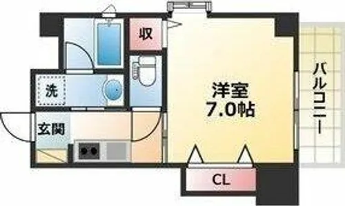 プロビデンス栄南【7階】の間取り