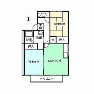 リトルウッド【101号室】の間取り