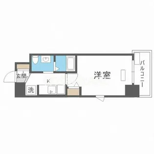 TLRレジデンス本町WEST【10階】の間取り