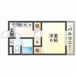 リバーサイド樫の木【2階】の間取り