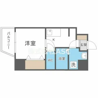 LAND GALAXY【401号室】の間取り