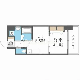 スプランディッド安土町【1004号室】の間取り