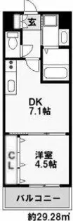 プレミア片野【9階】の間取り