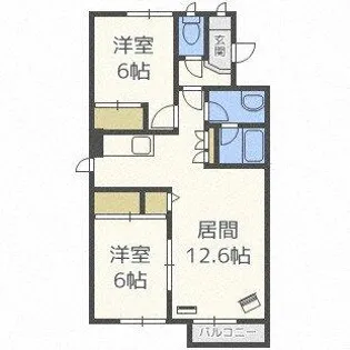 アステル【105号室】の間取り