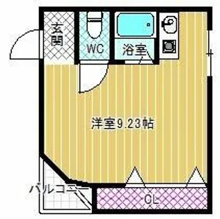 フェローズ21【3階】の間取り