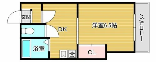 WEST VILLAGE【4階】の間取り