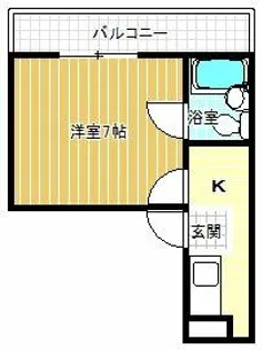 クレインファースト【3階】の間取り