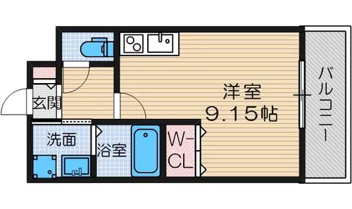 アーバンライフ茨木【1階】の間取り