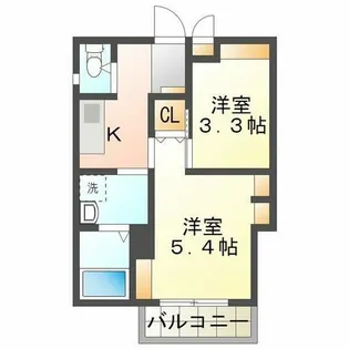 エヌエムキャラントドゥ【3階】の間取り