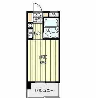 ロマネスク白金【208号室】の間取り