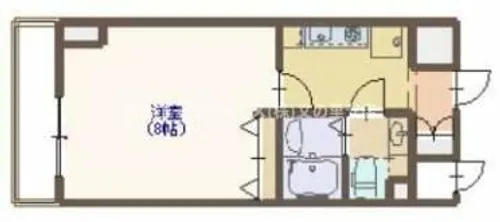 大阪府大阪市阿倍野区松崎町2丁目【マンション】の間取り
