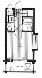 朝日プラザ博多Ⅲターミナルスクエア【201号室】の間取り