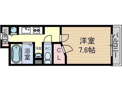 ヴィラさくら【203号室】の間取り