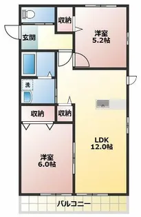 Ein FriedenB【1階】の間取り