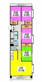 エサキ南ビル【3階】の間取り