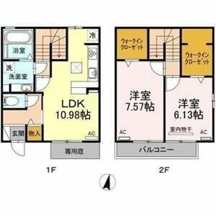 一社ハイツ【1階】の間取り