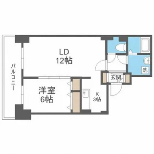 ティアラタワー中島倶楽部【31階】の間取り