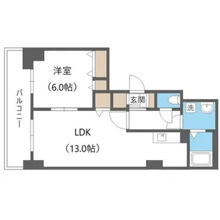 ティアラタワー中島倶楽部【31階】の間取り