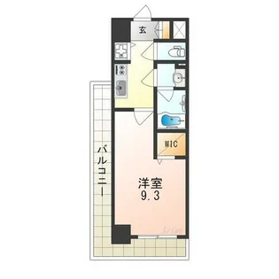 フェンテ・一条【6階】の間取り