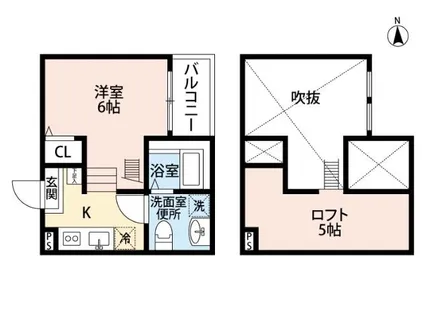 Kレジデンス名駅【1階】の間取り