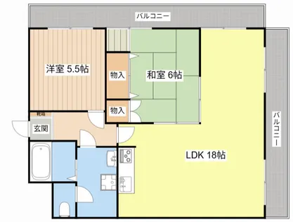 ラフェスタ彦根Ⅱ【2階】の間取り