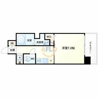 LUMINOUS新大阪【11階】の間取り