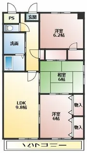 グレース小川【103号室】の間取り