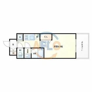 レジュールアッシュアーバンリッシュ【10階】の間取り