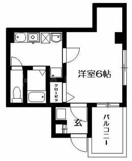 ブリストル神崎【7階】の間取り
