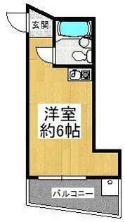 ファインコート初芝【2階】の間取り