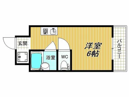 S.E.N.S Matsubara【3階】の間取り