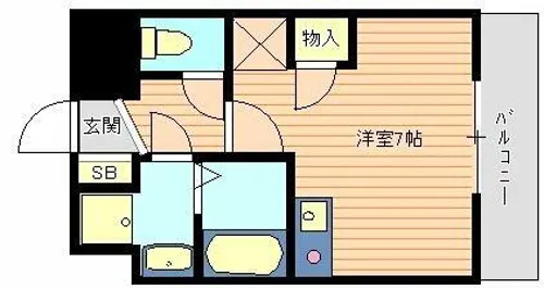 アロハマリーナ【206号室】の間取り