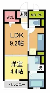 パル池田 2【201号室】の間取り