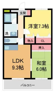 芦屋ライフ【203号室】の間取り