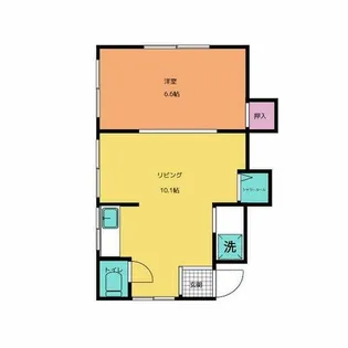 パーク塩屋【103号室】の間取り