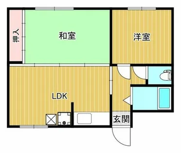 千鳥マンション【2階】の間取り