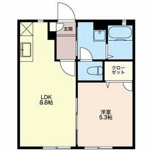 ウイステリア【1階】の間取り