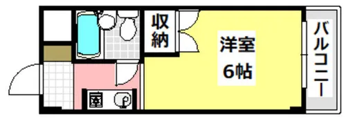 ネバーランド21【2階】の間取り