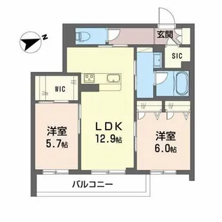 シャーメゾン カーサレジオ【3階】の間取り