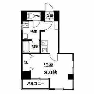 カサデナカノ【W-2号室】の間取り