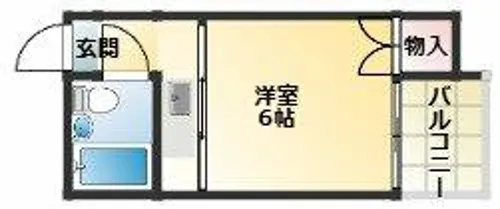 PALMIZIO平野西2【5階】の間取り