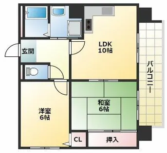 エクレール【3階】の間取り