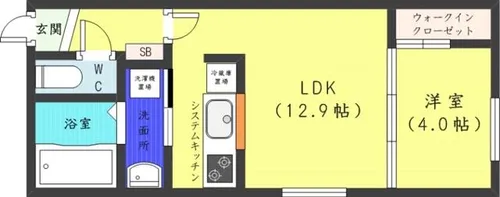 RAGUSA N5W17 A【5階】の間取り