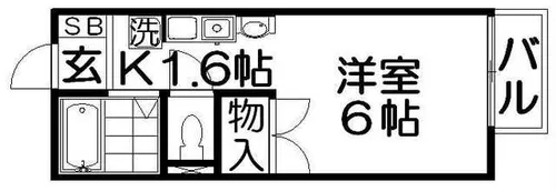 ヴァン メゾン【1階】の間取り