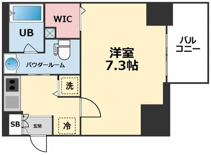 サムティ南堀江LUCE【2階】の間取り