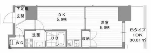 ARCENCIEL SQUARE TAKAIDA【3階】の間取り