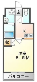 サンフレンドユー【2階】の間取り